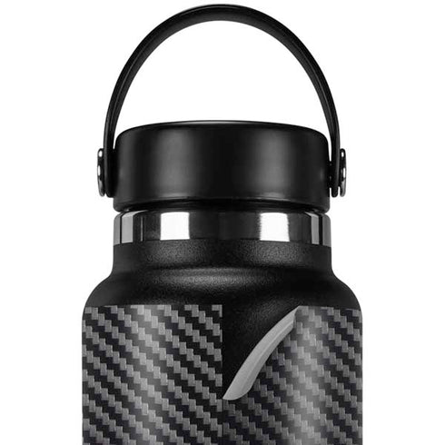 Black Carbon Fiber Specialty Texture Material Hydro Flask 32oz Wide Mouth Skin